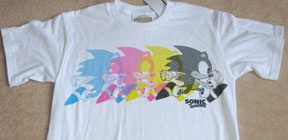 CMYK Printer Dots Classic Run Sonic Shirt
