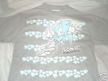 Chaos Emerald Ice Blue Sketchy Sonic New Shirt