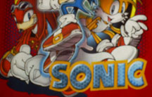 3D Sonic name shirt detail