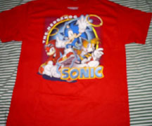 Wal Mart Sonic Knuckles Tails Shirt