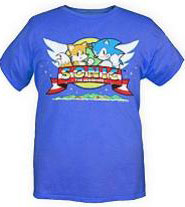 Hot Topic Sonic 2 Title Screen Shirt