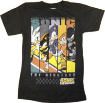 Sonic Masters of Spin Collage Stripe Shirt