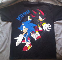 FYE Sonic Shadow Japan Name Shirt