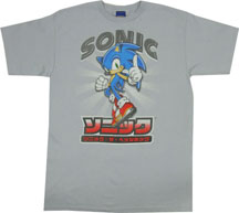 Hover Ray Gray Sonic Pointing Tee