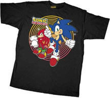 Sonic & Knuckles colored circles shirt