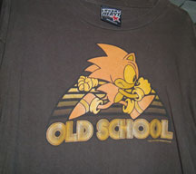 Old School Sepia / Brown Shirt Top Heavy
