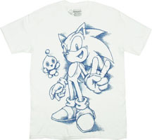 Sketchy Chao Sonic Tee