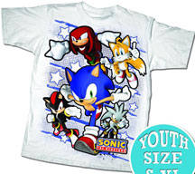 Stars CG Sonic Character Art Shirt