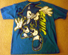 Walmart Slide Sonic Blue Shirt