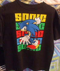 Colored Name Stack Sonic Shirt