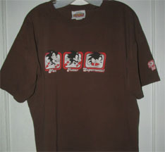 Fast Faster Supersonic Brown Tee