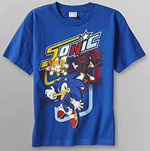 Sonic Tails Shadow Blue Name Tee