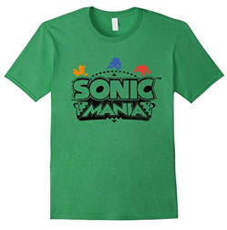 Sonic Mania Green Logo Tee