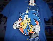 Name Column Blue Sonic Shirt