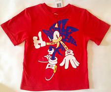 Sonic is a Word Red Abstract Type Tee