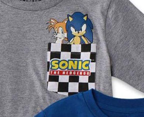 Checker Pocket Tee Sonic Tails 2020