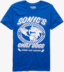 Chili Dogs Blue Hot Topic Shirt