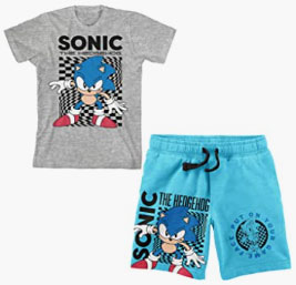 Game Face Classic Sonic Tee Shorts Set