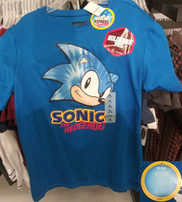 Hologram Style Old Navy Sonic Shirt