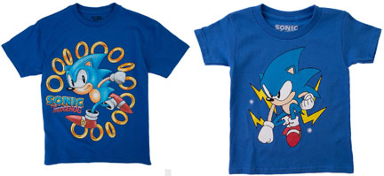 Journeys 2 Blue Sonic Classic Style Tees