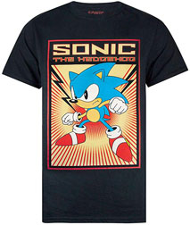 Propaganda Style Adults Sonic Tee Shirt