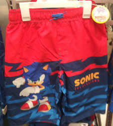 Sonic Swim Trunks Target Boys