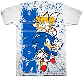 Spatter Paint Sonic Tails Tee