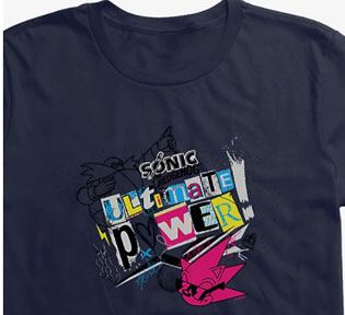 Ultimate Power Sonic Hot Topic Tee