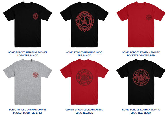 Uprising Sonic Forces & Eggman Empire Tees