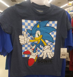 Walmart Checker Square Sonic Tee 2021