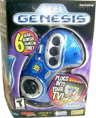 6 Genesis Games Controller Sonic 1