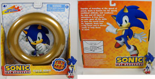 Sonic's Gold Ring With Sounds Prop