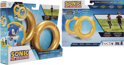 Battery Sounds Sonic Gold Rings Toys Jakks Pacific