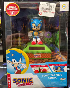 Solar Tapping Foot Sonic Display Figure