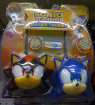 Sonic Shadow Walkie Talkie Head MIP Toys R Us