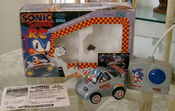 Sonic the Hedgehog R/C Race Car Box