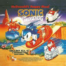 McToy Sonic Ad Card Happy Meal