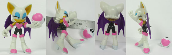 Rouge the Bat Loose Figure Turns
