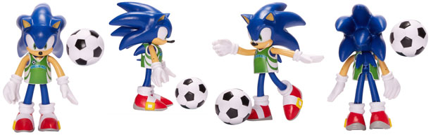 Sonic Soccer Figure Turn Arounds