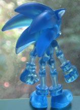 Clear Blue 3inch Sonic back photo