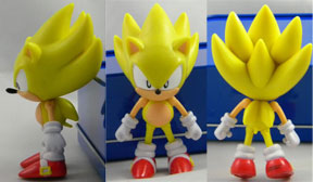 3.75 inch size Super Sonic Figure