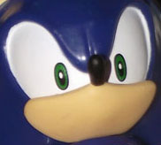 No Mouth Sonic is wacky looking