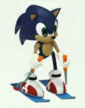 Skiing Sonic figure from ReSaurus series 2