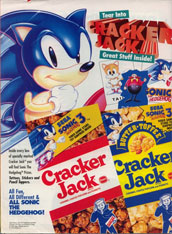 Cracker Jack Sonic Prizes