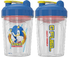 G Fuel Shaker Bottle Sonic Theme