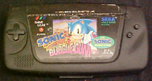 Original Sonic Game Gear Gum Box Black