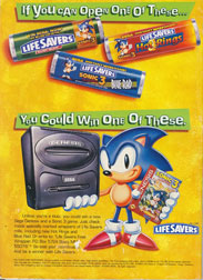 Life Savers Candy Full Page Sonic Ad