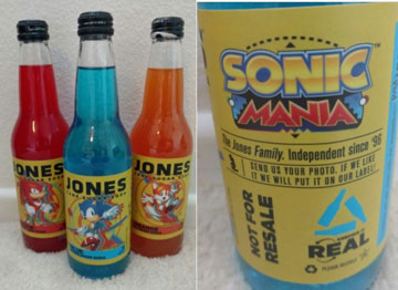 Sonic Mania Jones Sodas 3 Flavors