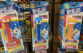 Classic Style Sonic Tails Knuckles Pez Dispensers