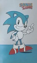 Large Sonic Wall Poster with classic art